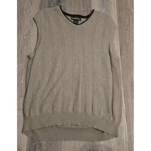 Arnold‎ Palmer Men's Large 100% Cotton V-Neck Sleeveless Sweater Vest Vintage